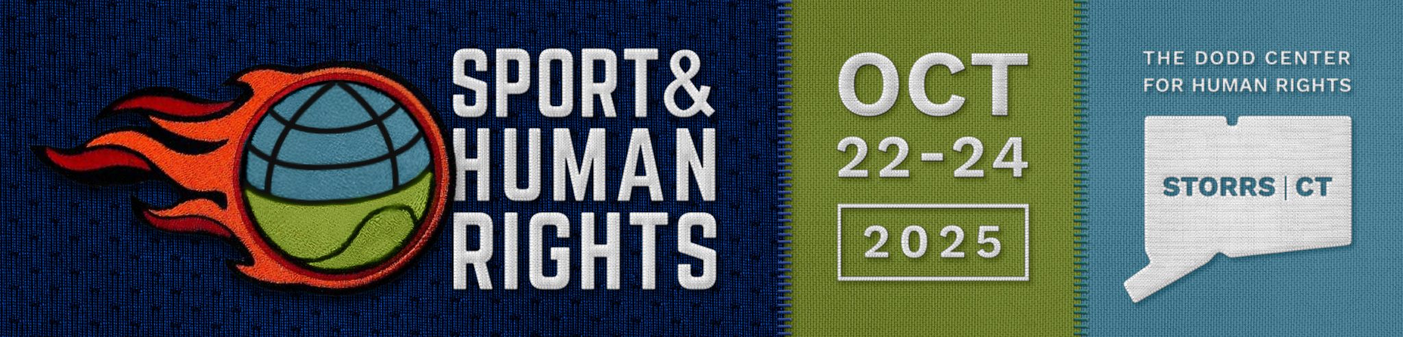 Sport and Human Rights, the 2025 Summit at The Dodd Center for Human Rights. October 22-24, 2025 at The Dodd for Human Rights Center, Storrs, CT.